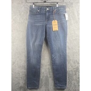 Lucky Brand Jeans Womens 10/27 Blue Stella Ankle Skinny Denim Classic NWT